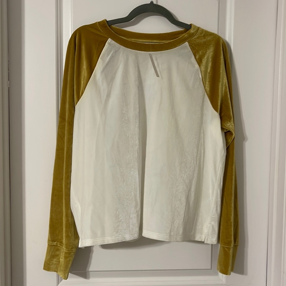 Velour Full length Baseball tee.